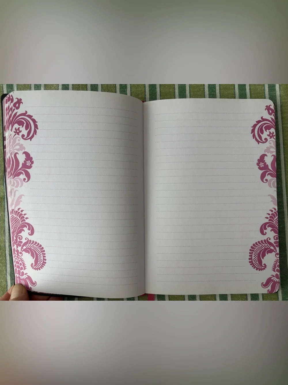 Gibson Pink Floral Embossed Notebook